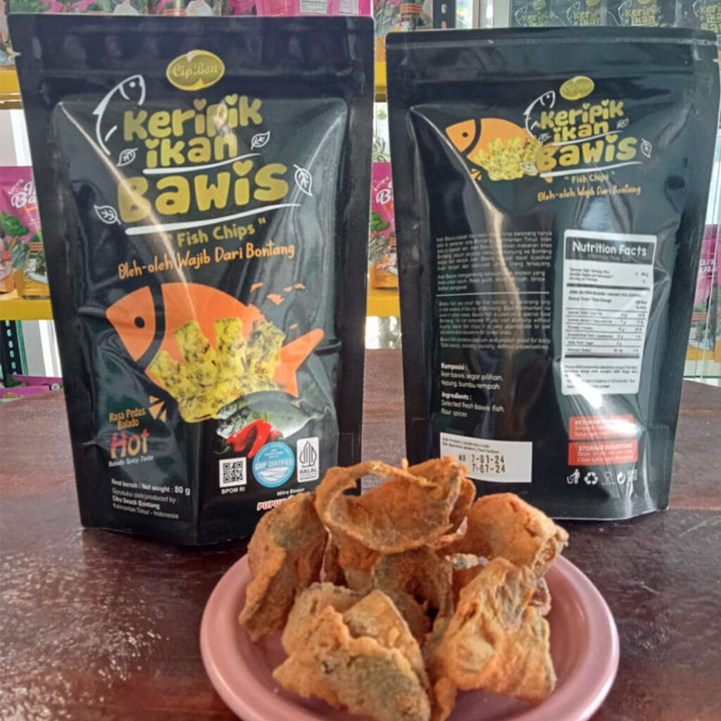 Keripik Ikan Bawis Pedas